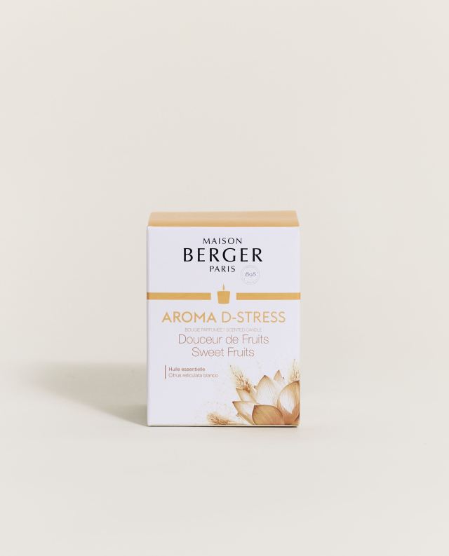 Illatgyertya Aroma 180g - Aroma D-Stress-Édes Gyümölcsök