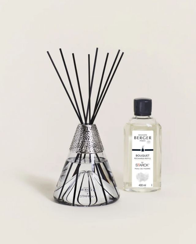 Starck Grey Reed Diffuser Set - Peau De Pierre